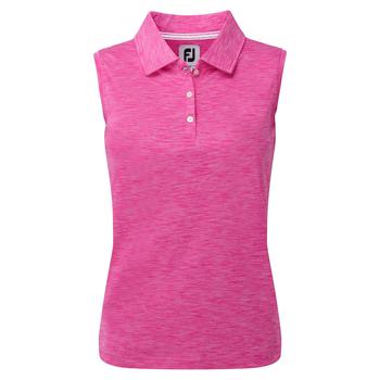 FootJoy Ladies Interlock Sleeveless Shirt - Berry - main image